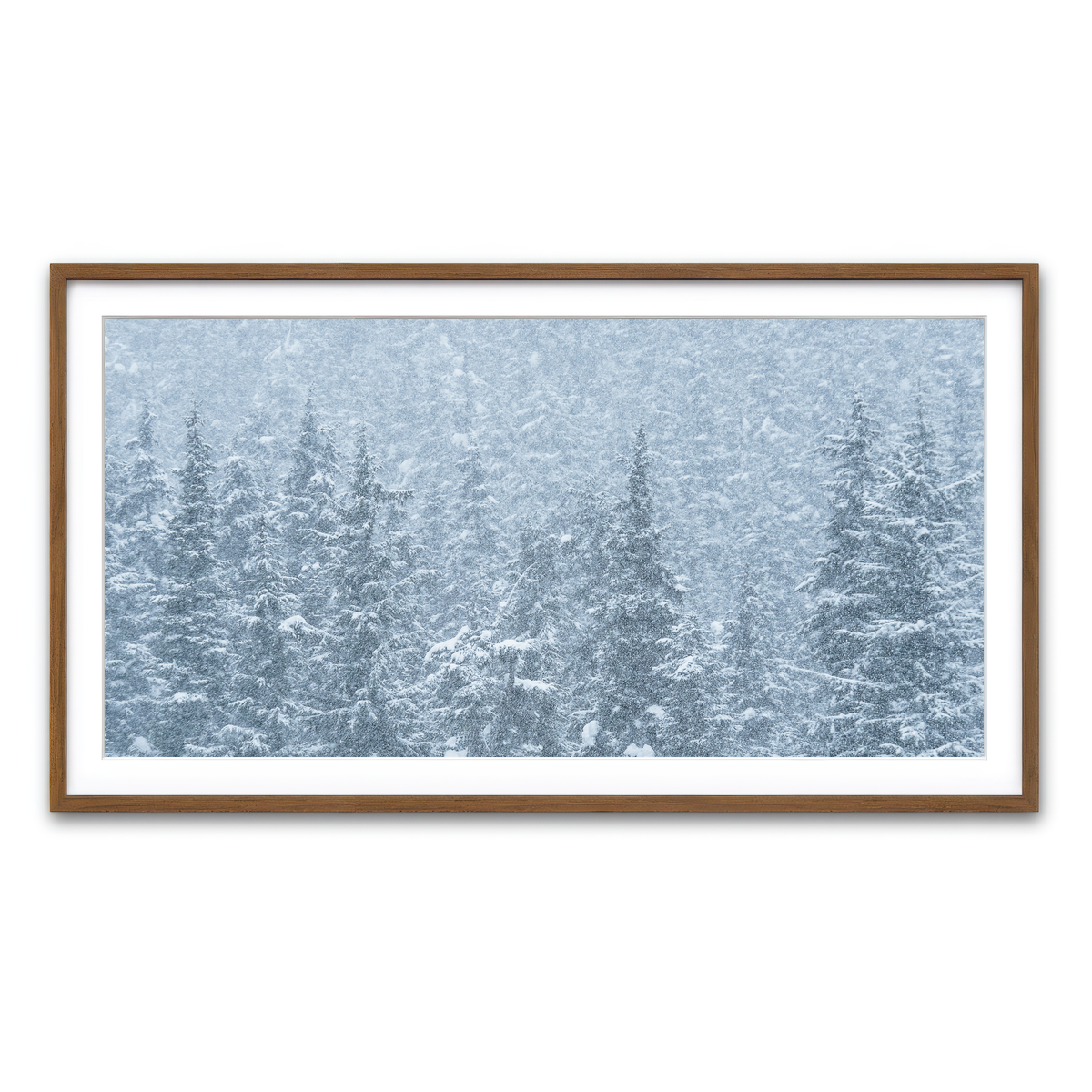 Framed Print 2x1 Walnut