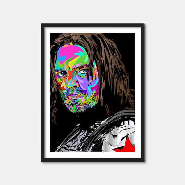 Winter Soldier Wall Art — Framed Print Format preview