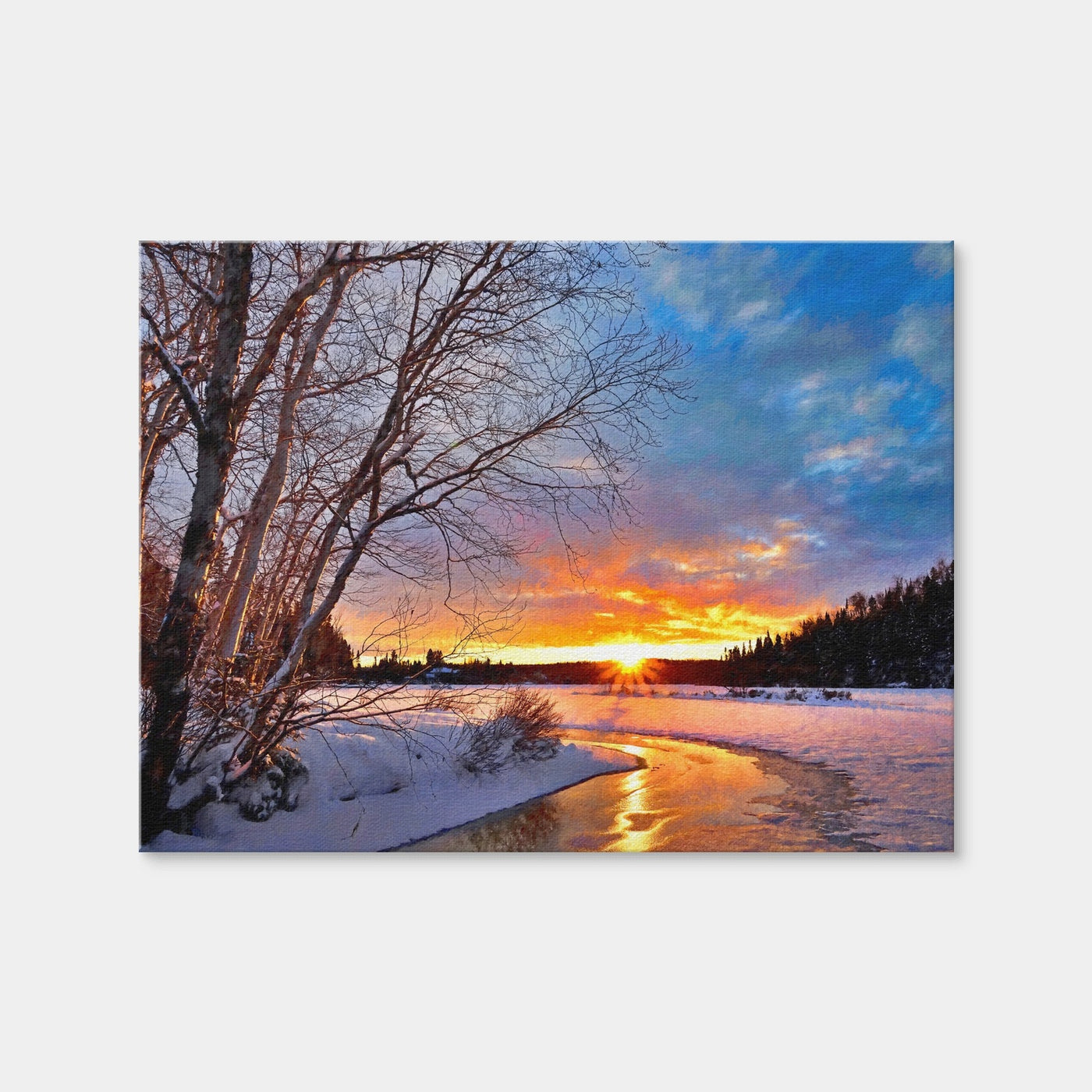 AUTO-MOCKUP WHITE | Winter Twilight | 1 Piece | Gallery Wrap | group=4x3