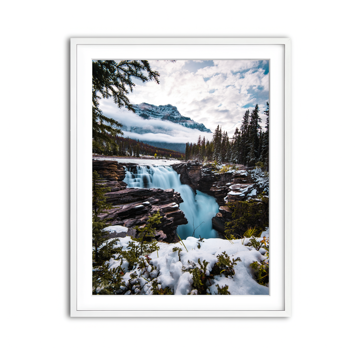 Framed Print 3x4 White