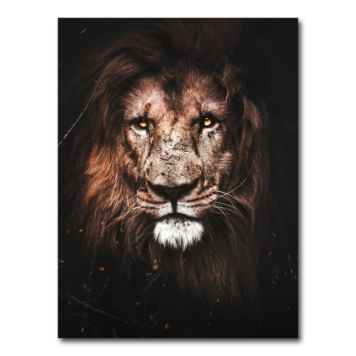 AUTO-MOCKUP WHITE | Wise Lion | 1 Piece | Gallery Wrap Canvas | group=3x4