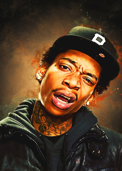 Wiz Khalifa Painting Wall Art