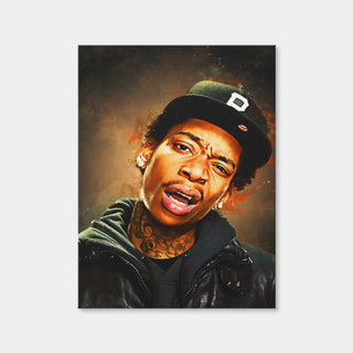 AUTO-MOCKUP WHITE | Wiz Khalifa Painting | 1 Piece | Gallery Wrap | group=3x4