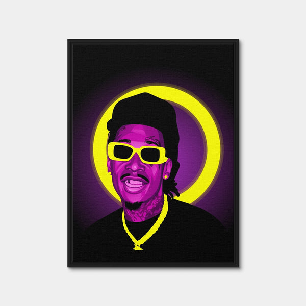 Wiz Khalifa Wall Art — Framed Canvas Format preview