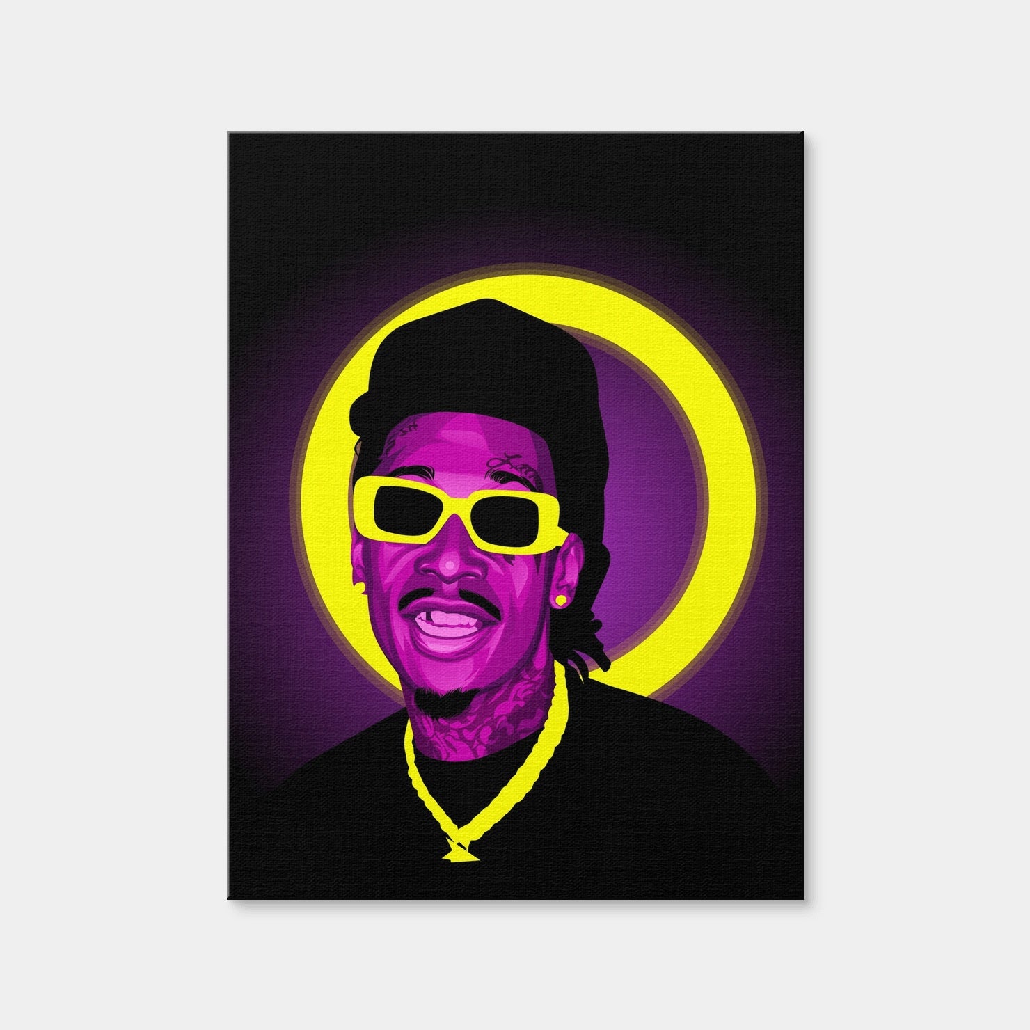 AUTO-MOCKUP WHITE | Wiz Khalifa | 1 Piece | Gallery Wrap | group=3x4