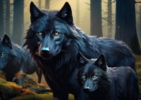 Wolf Family Wall Art
