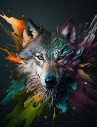 Wolf Portrait Wall Art