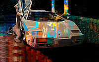 Wolf of Wall Street Lamborghini Wall Art