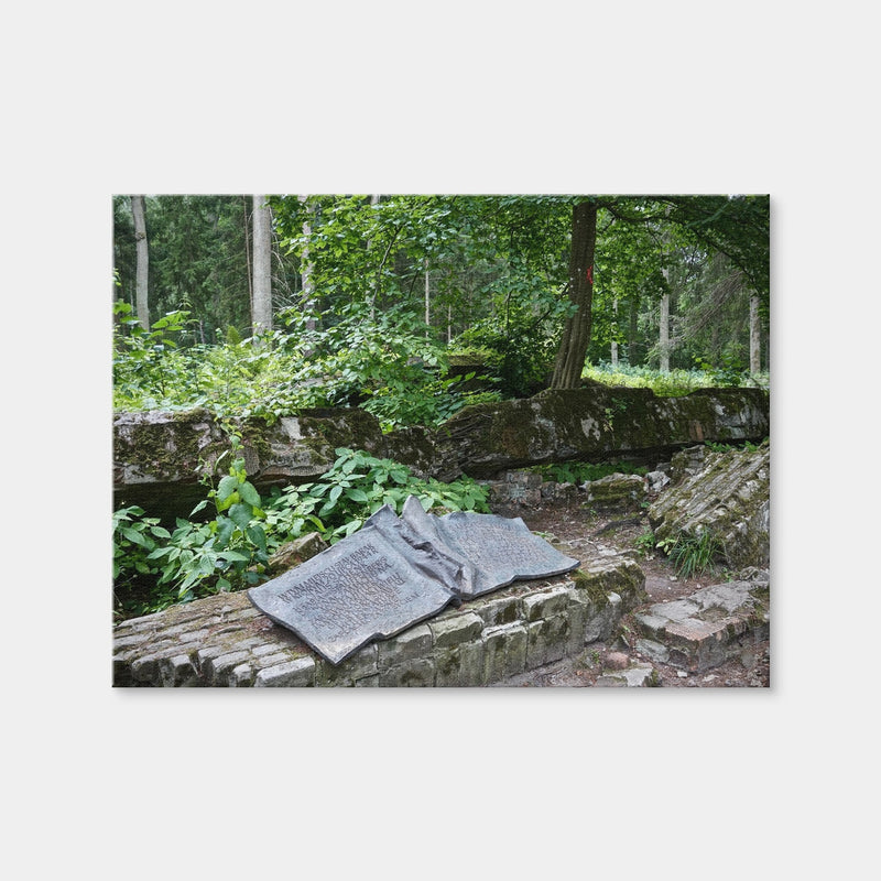 AUTO-MOCKUP WHITE | Wolf's Lair - Stauffenberg Bomb Site | 1 Piece | Gallery Wrap Canvas | group=4x3