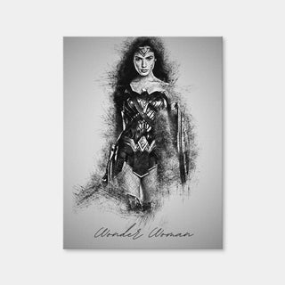 AUTO-MOCKUP WHITE | Wonder Woman | 1 Piece | Gallery Wrap Canvas | group=3x4