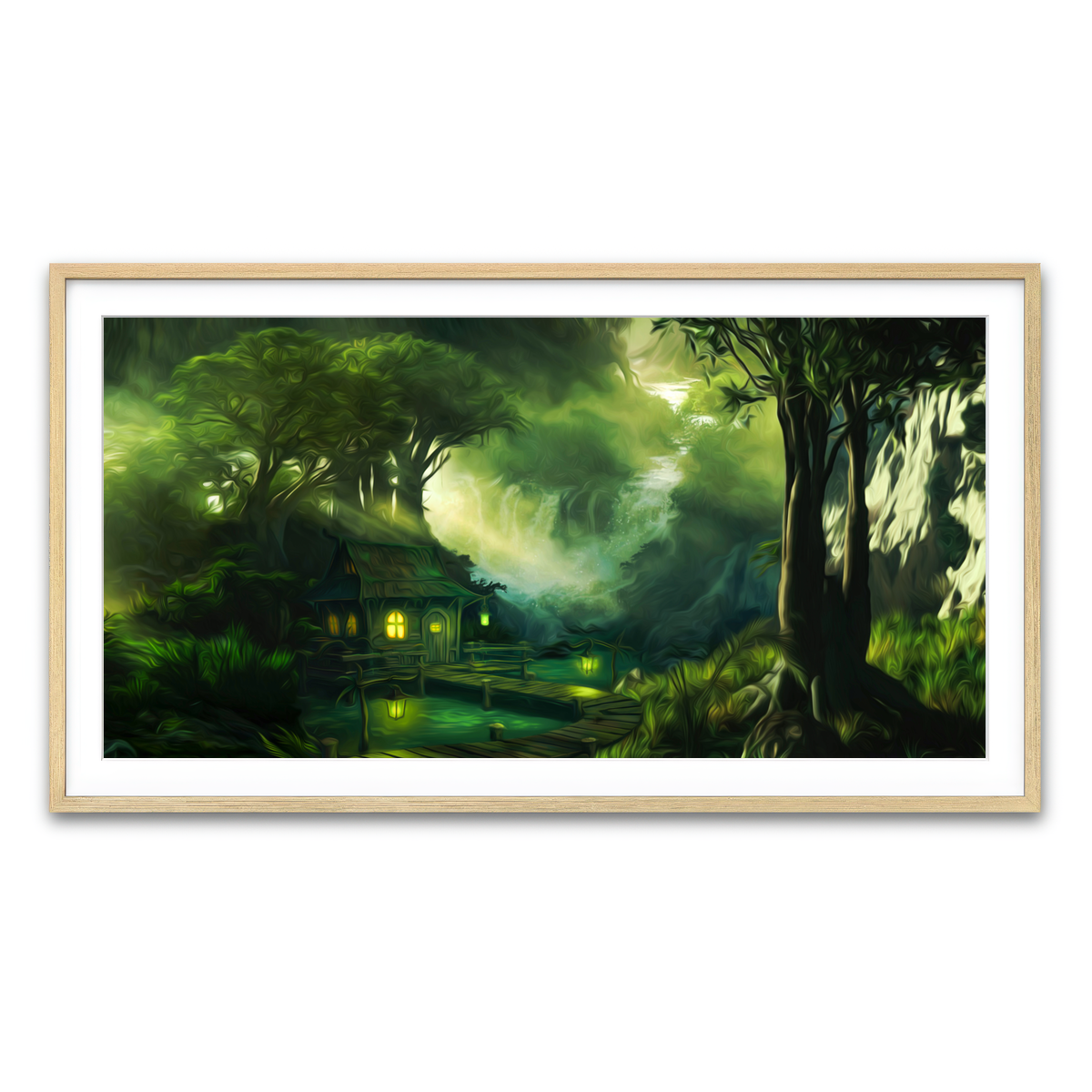 Framed Print 2x1 Natural