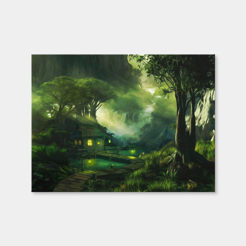 AUTO-MOCKUP WHITE | Woodland Cottage | 1 Piece | Gallery Wrap | group=4x3