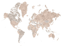 World Map 1 Wall Art