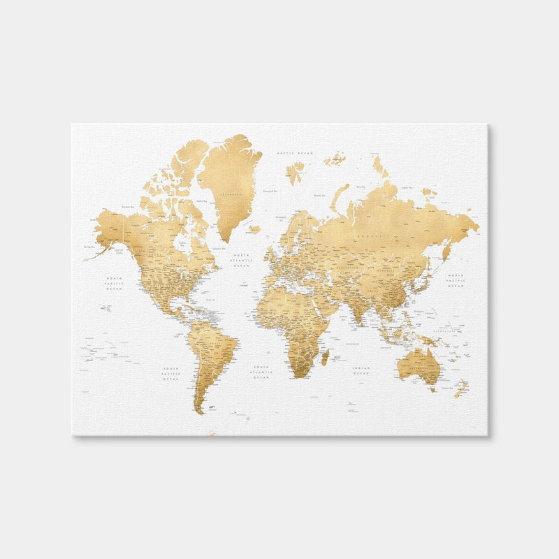 AUTO-MOCKUP WHITE | World Map 10 | 1 Piece | Gallery Wrap | group=4x3