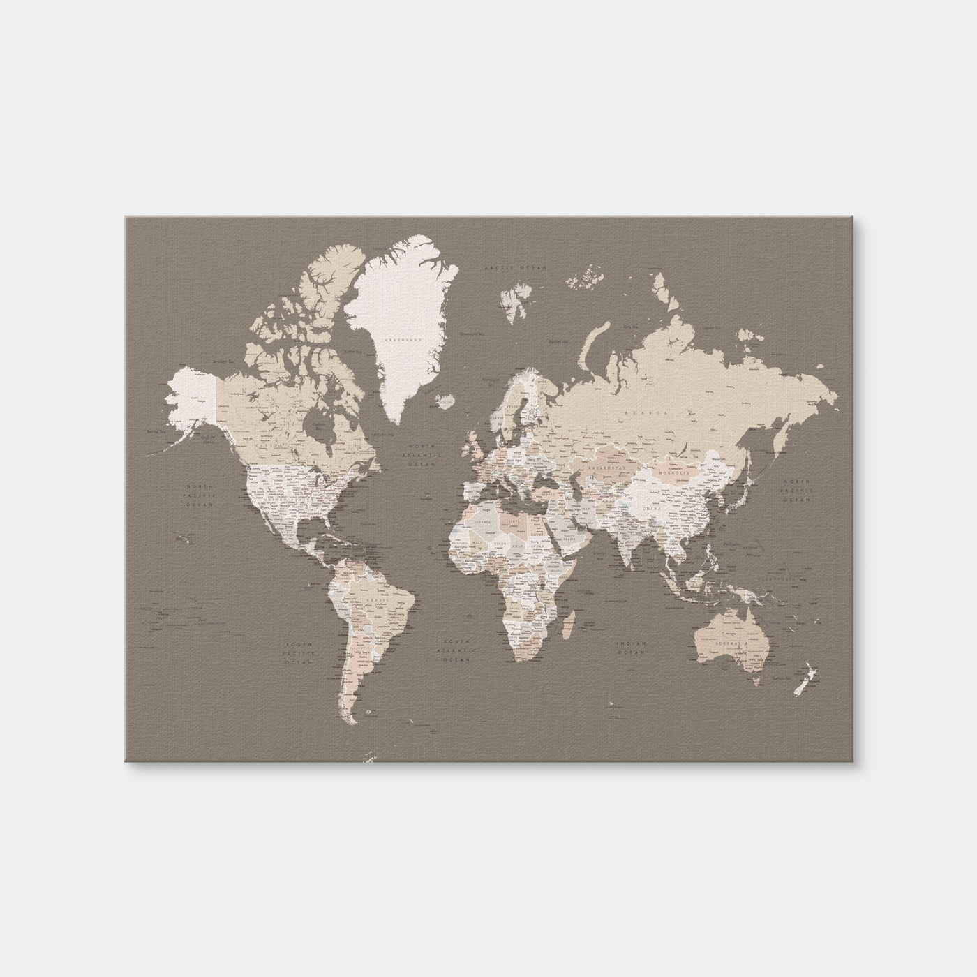 AUTO-MOCKUP WHITE | World Map 11 | 1 Piece | Gallery Wrap | group=4x3