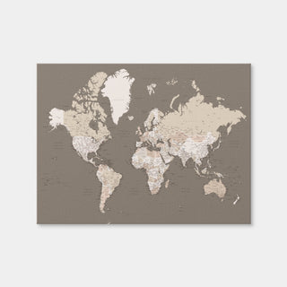 AUTO-MOCKUP WHITE | World Map 11 | 1 Piece | Gallery Wrap | group=4x3