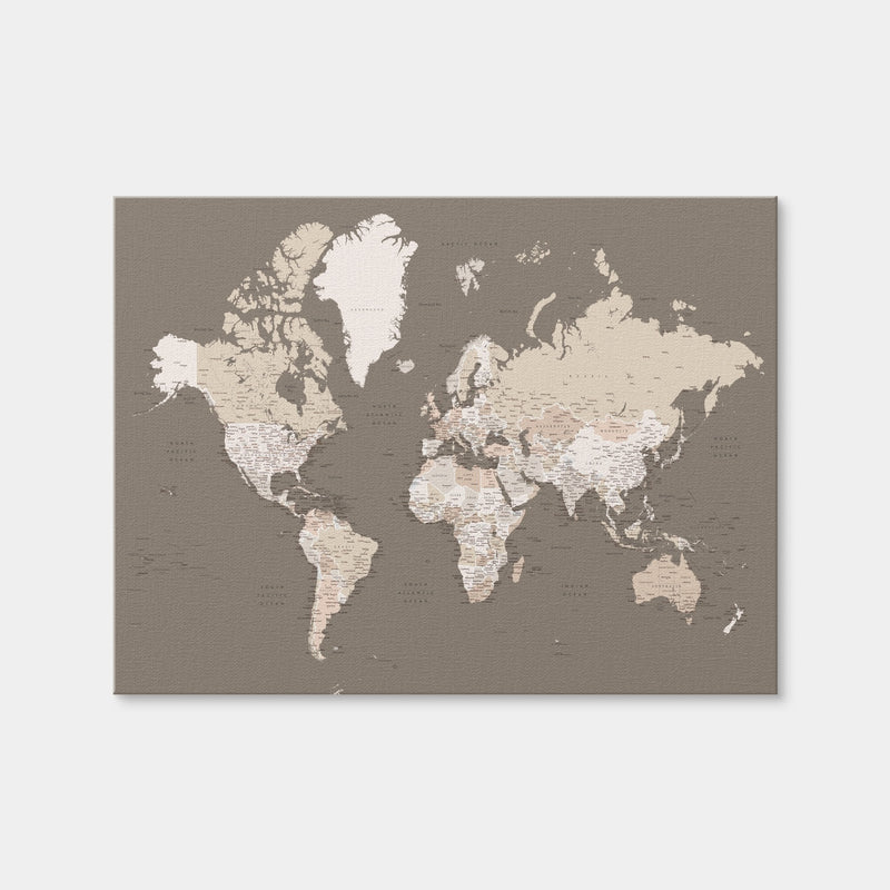 AUTO-MOCKUP WHITE | World Map 11 | 1 Piece | Gallery Wrap | group=4x3