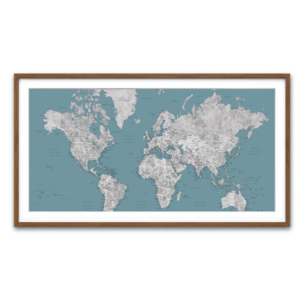 Framed Print 2x1 Walnut