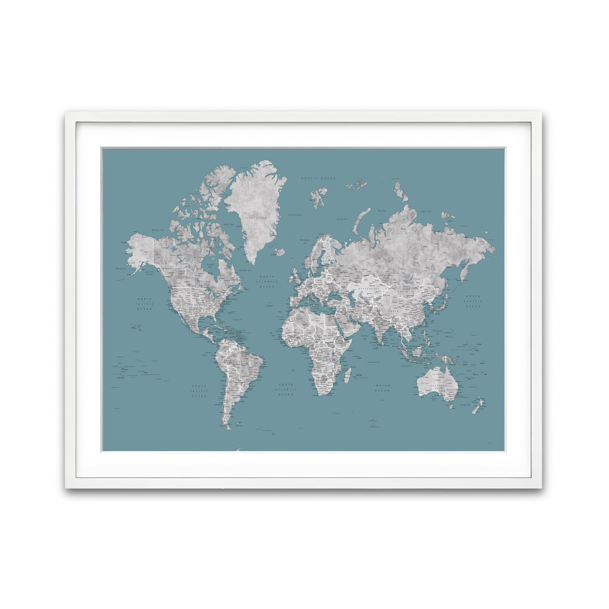 Framed Print 4x3 White