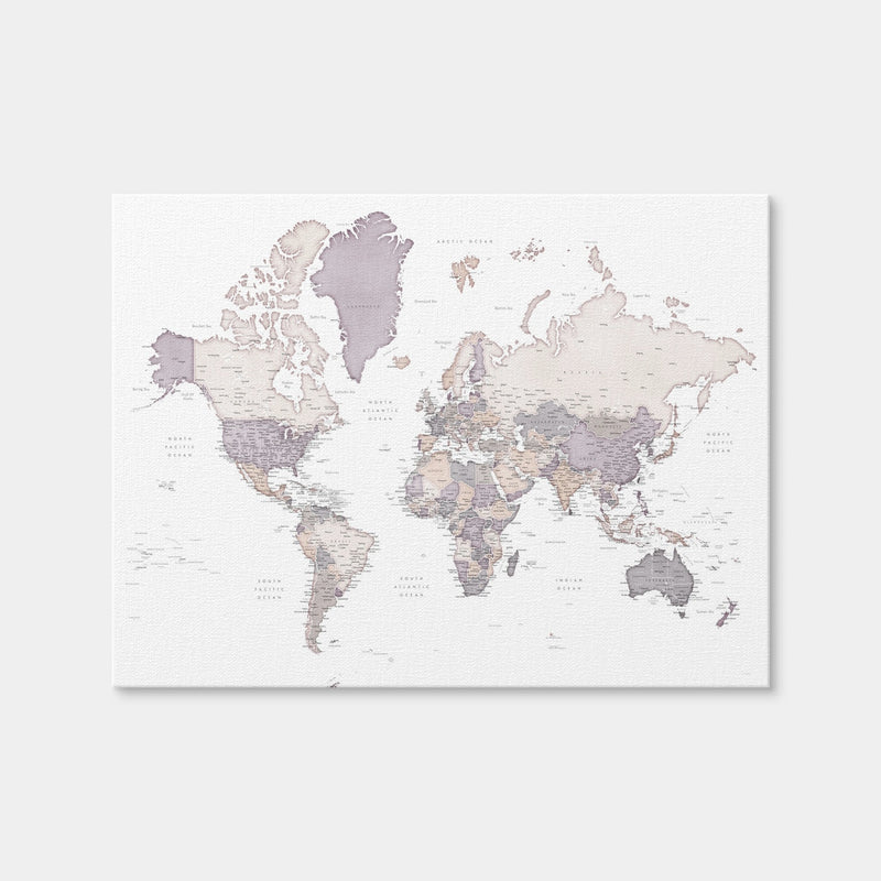 AUTO-MOCKUP WHITE | World Map 16 | 1 Piece | Gallery Wrap | group=4x3