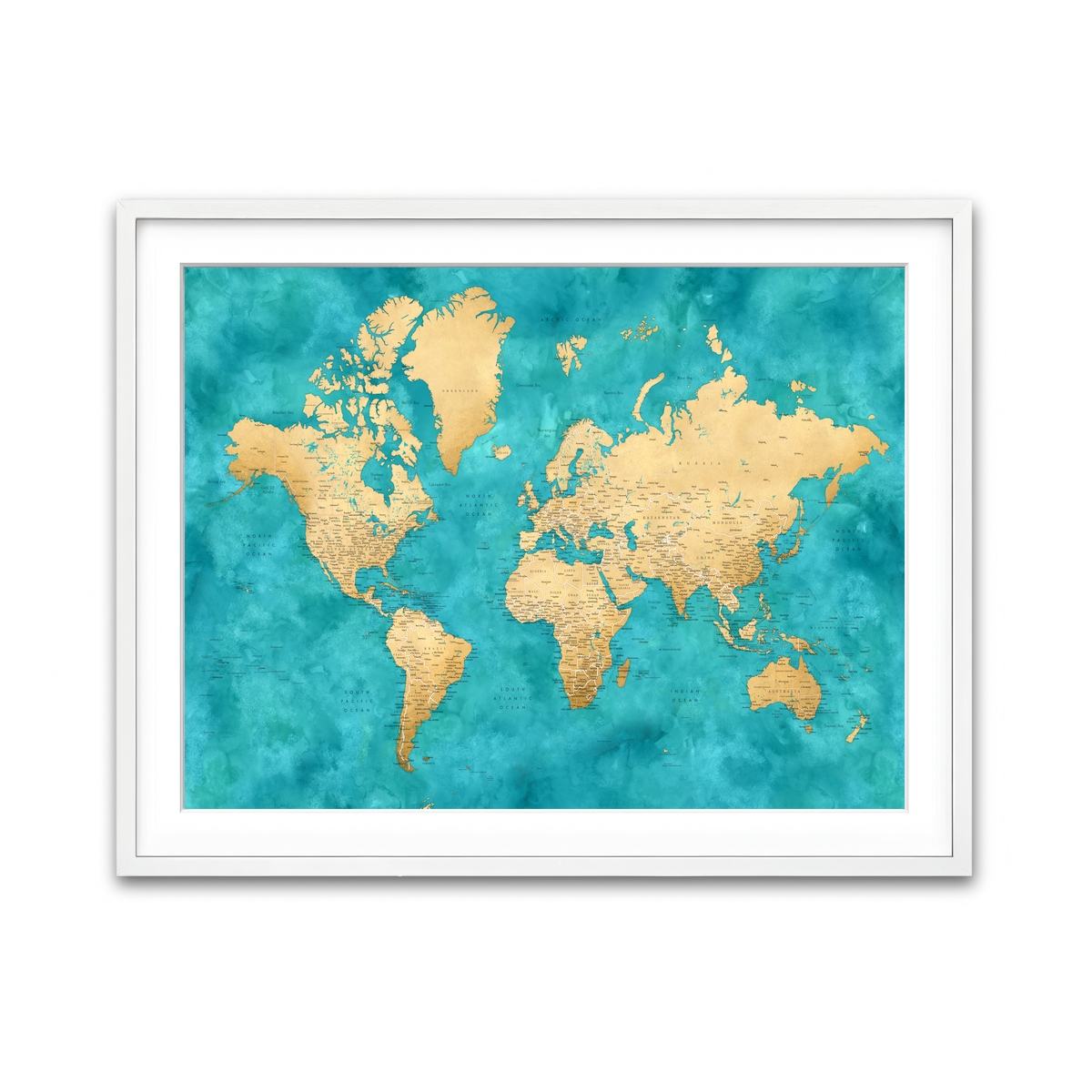 Framed Print 4x3 White