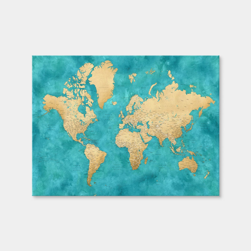 AUTO-MOCKUP WHITE | World Map 22 | 1 Piece | Gallery Wrap Canvas | group=4x3