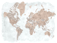 World Map 23 Wall Art