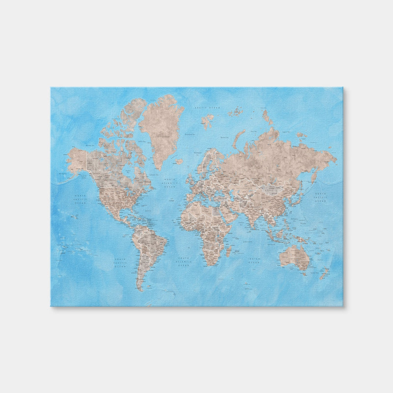 AUTO-MOCKUP WHITE | World Map 24 | 1 Piece | Gallery Wrap Canvas | group=4x3