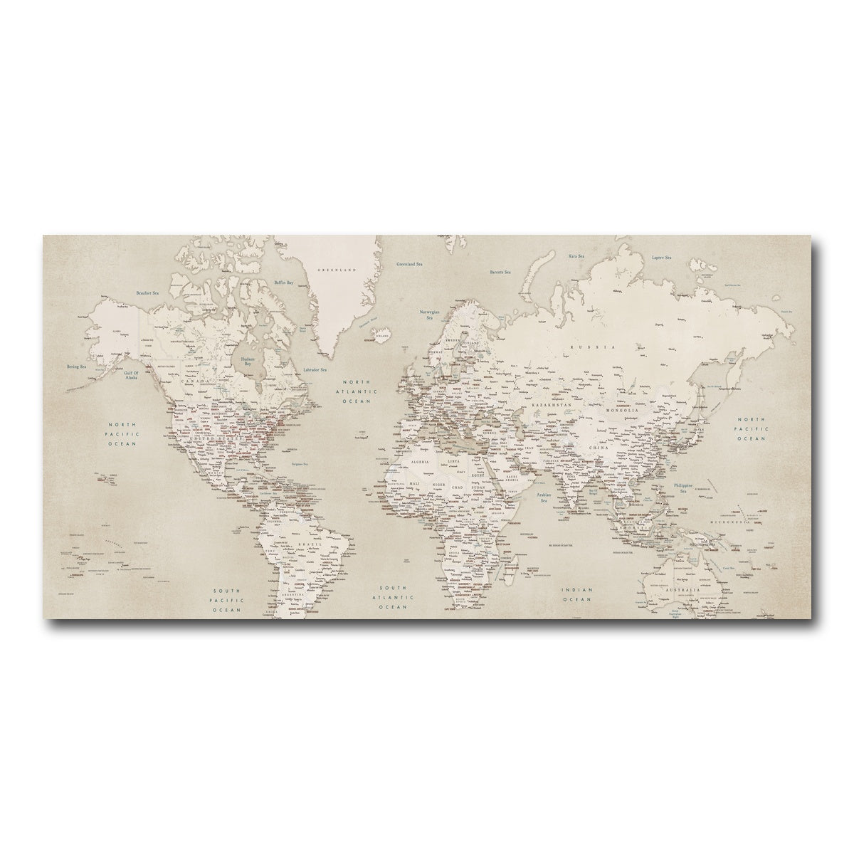 AUTO-MOCKUP WHITE | World Map 29 | 1 Piece | Gallery Wrap Canvas | group=2x1