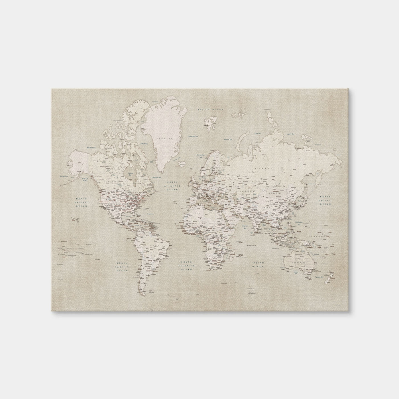 AUTO-MOCKUP WHITE | World Map 29 | 1 Piece | Gallery Wrap | group=4x3
