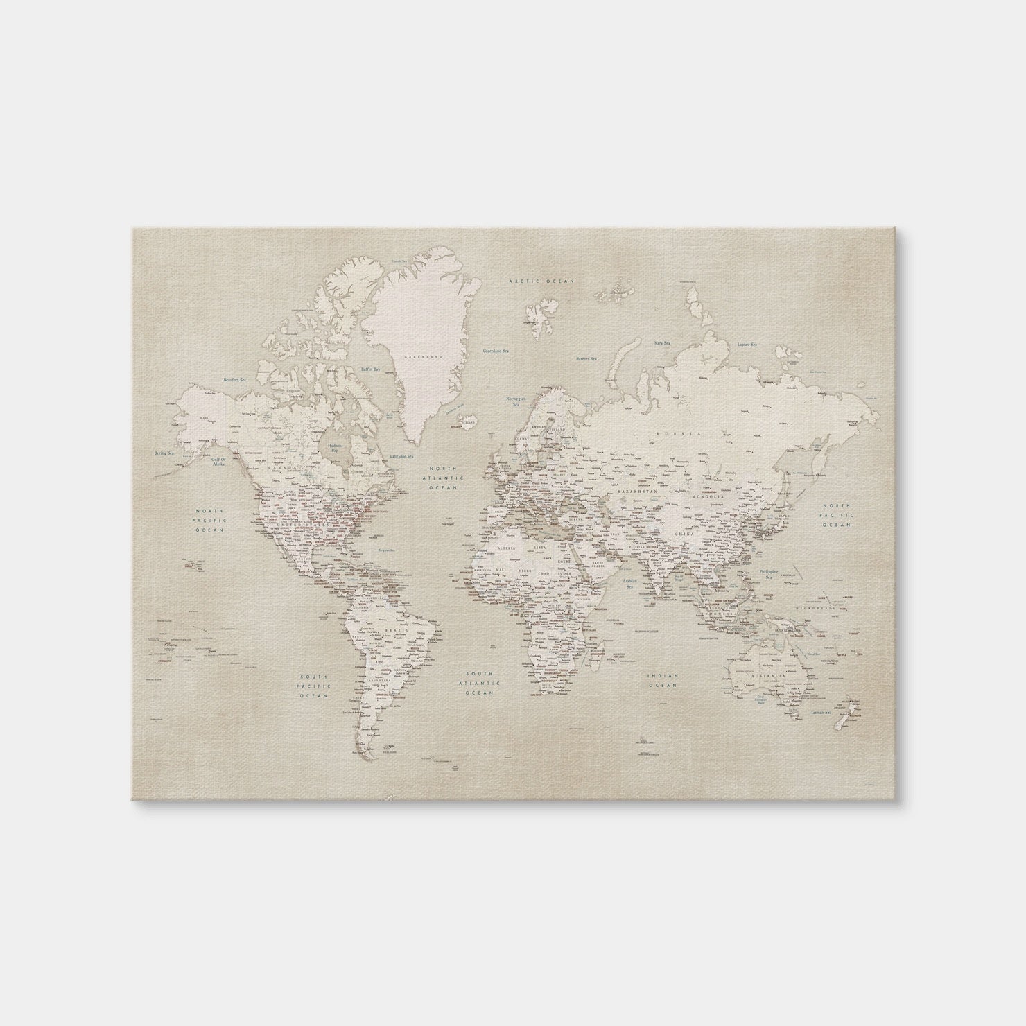AUTO-MOCKUP WHITE | World Map 29 | 1 Piece | Gallery Wrap | group=4x3