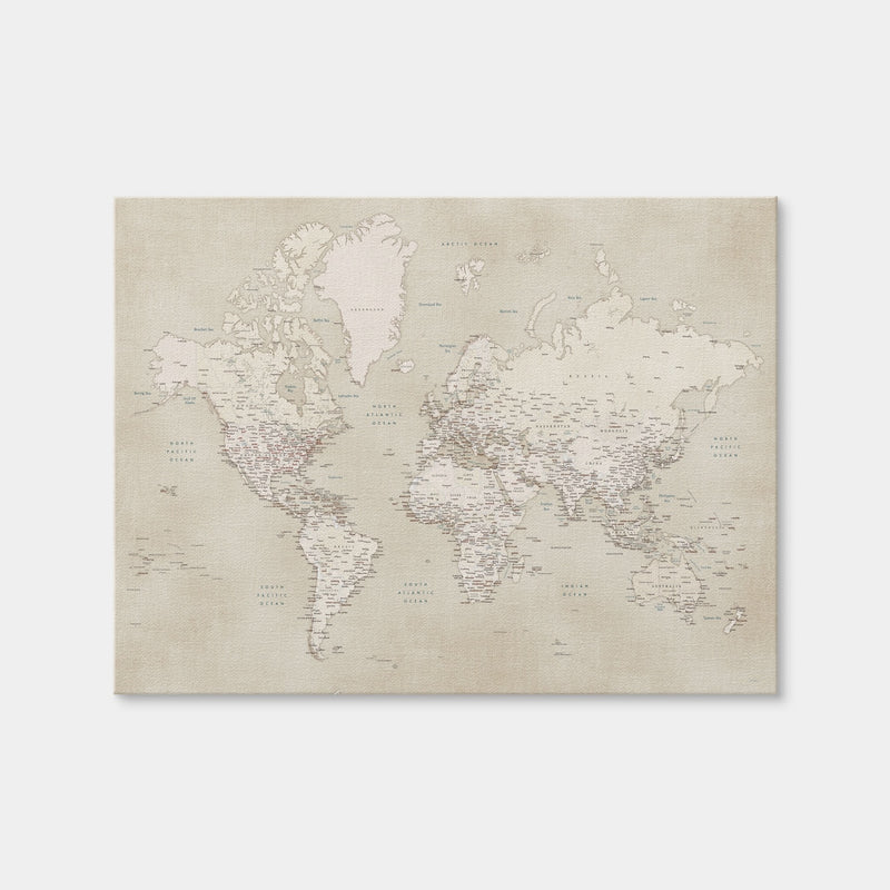 AUTO-MOCKUP WHITE | World Map 29 | 1 Piece | Gallery Wrap | group=4x3