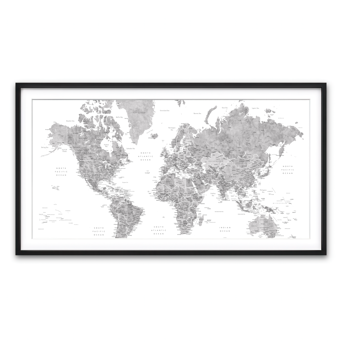 Framed Print 2x1 Black