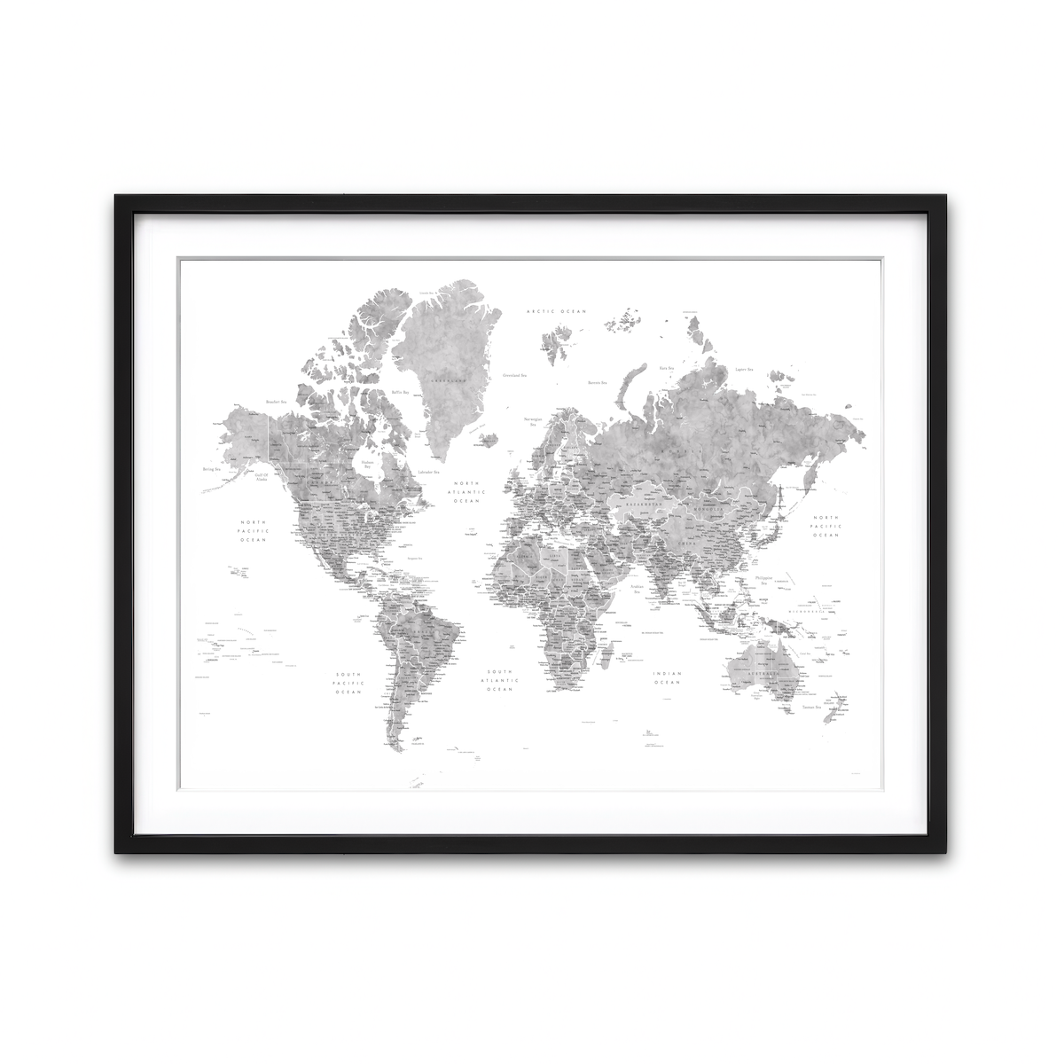 Framed Print 4x3 Black