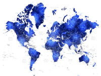 World Map 31 Wall Art