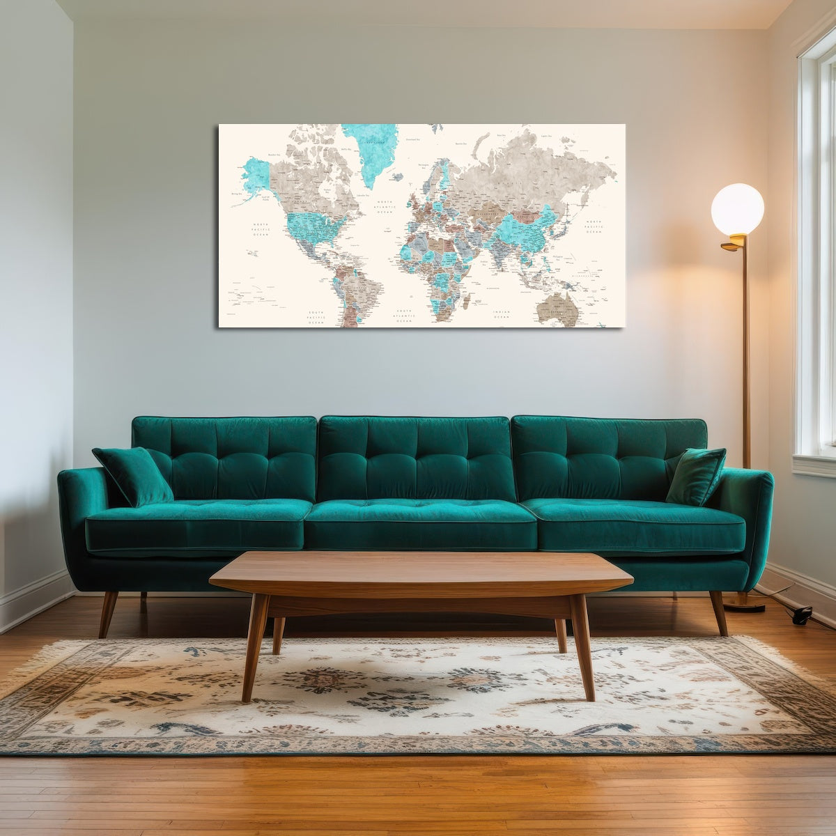 AUTO-MOCKUP ROOM | World Map 32