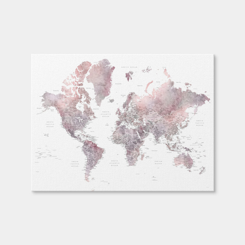 AUTO-MOCKUP WHITE | World Map 37 | 1 Piece | Gallery Wrap Canvas | group=4x3
