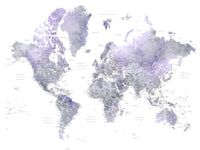 World Map 38 Wall Art