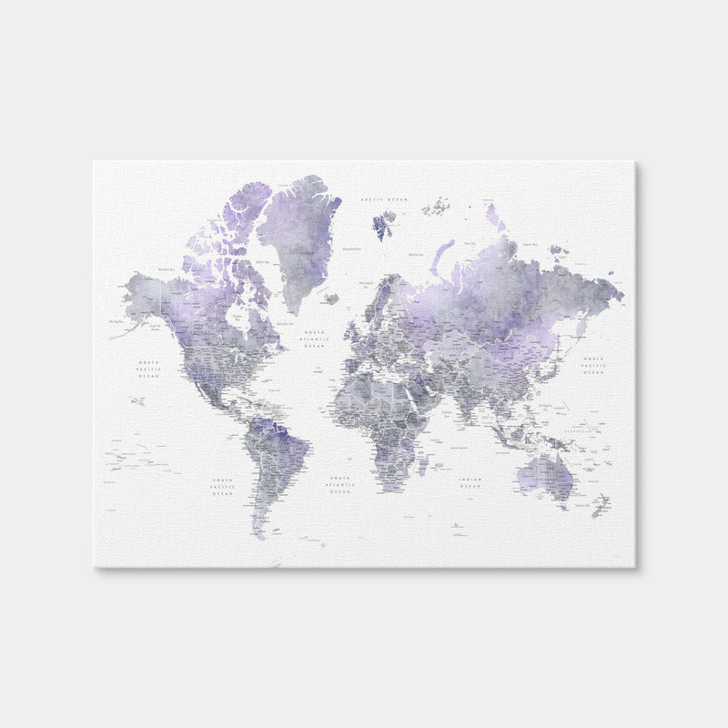 AUTO-MOCKUP WHITE | World Map 38 | 1 Piece | Gallery Wrap | group=4x3