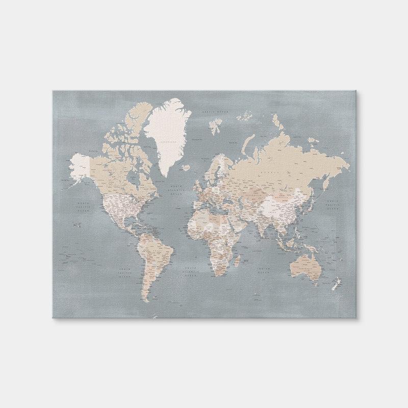 AUTO-MOCKUP WHITE | World Map 39 | 1 Piece | Gallery Wrap | group=4x3