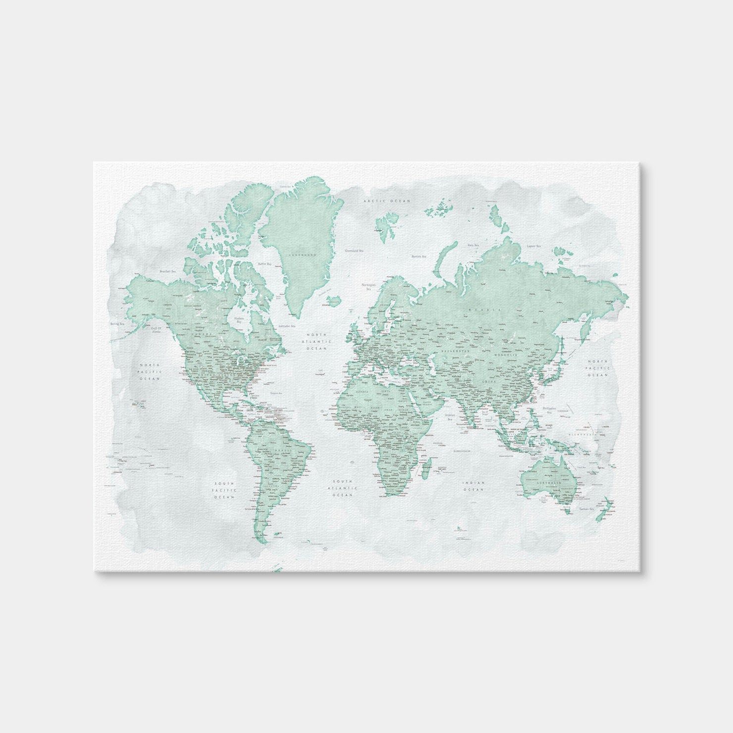 AUTO-MOCKUP WHITE | World Map 43 | 1 Piece | Gallery Wrap | group=4x3