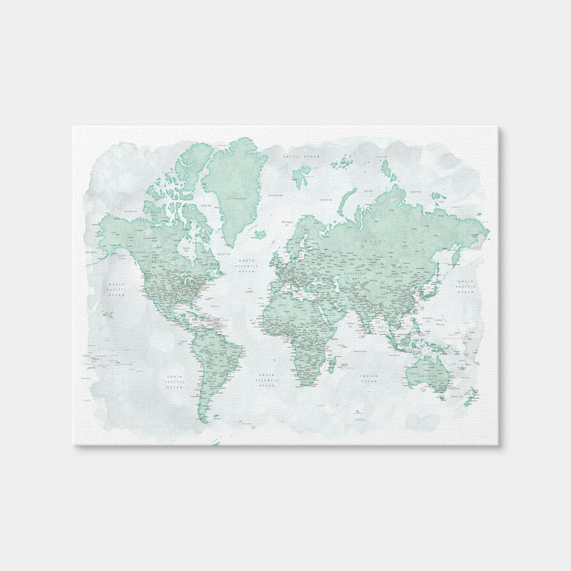 AUTO-MOCKUP WHITE | World Map 43 | 1 Piece | Gallery Wrap | group=4x3