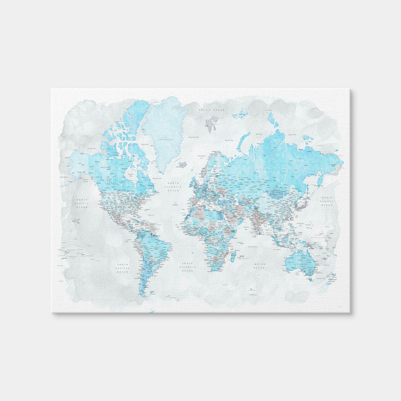 AUTO-MOCKUP WHITE | World Map 44 | 1 Piece | Gallery Wrap | group=4x3