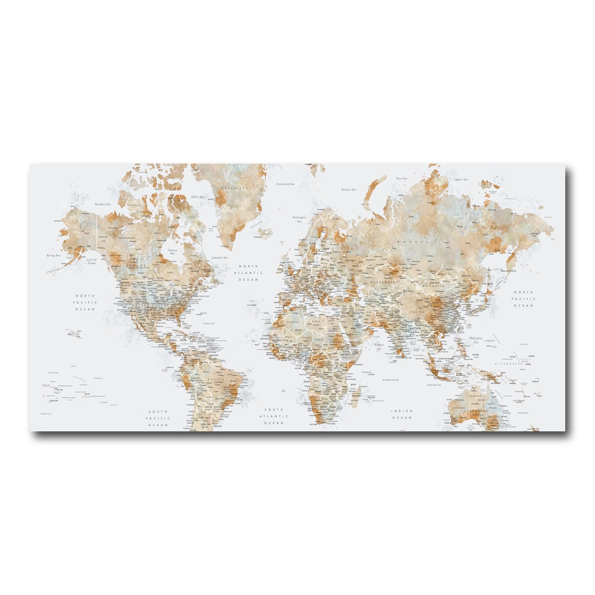 AUTO-MOCKUP WHITE | World Map 46 | 1 Piece | Gallery Wrap Canvas | group=2x1