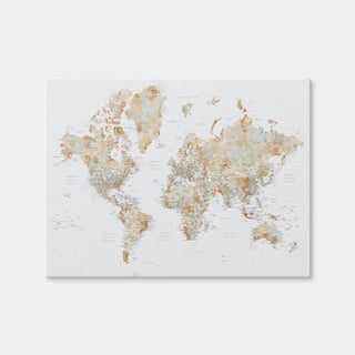 AUTO-MOCKUP WHITE | World Map 46 | 1 Piece | Gallery Wrap | group=4x3