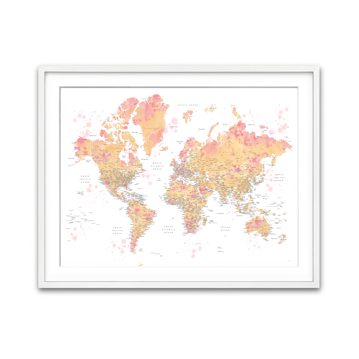 Framed Print 4x3 White