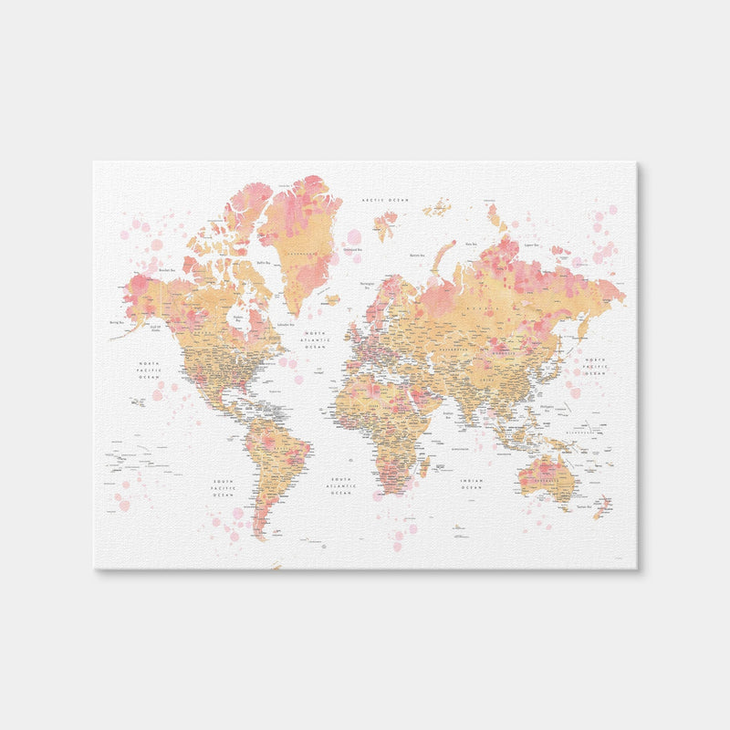 AUTO-MOCKUP WHITE | World Map 47 | 1 Piece | Gallery Wrap Canvas | group=4x3