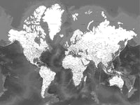 World Map 50 Wall Art