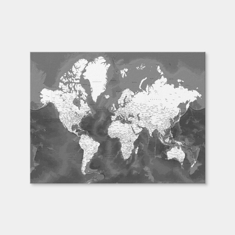 AUTO-MOCKUP WHITE | World Map 50 | 1 Piece | Gallery Wrap | group=4x3