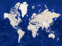 World Map 51 Wall Art
